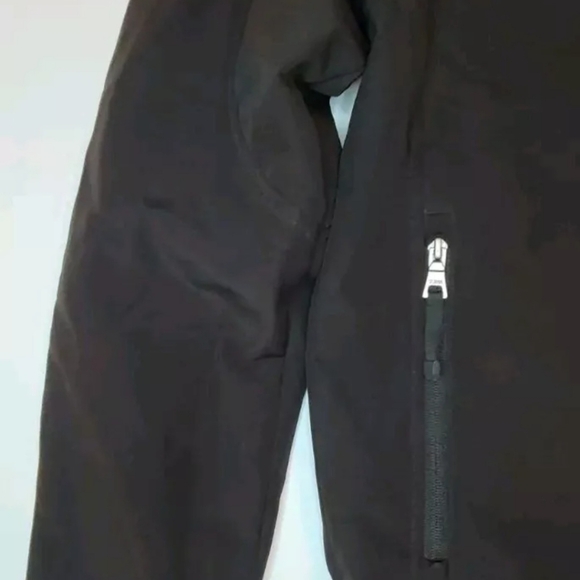 Guess Soft Shell Nylon Jacket Women's Size Small Black Windbreaker Full Zip Mock - Picture 4 of 13